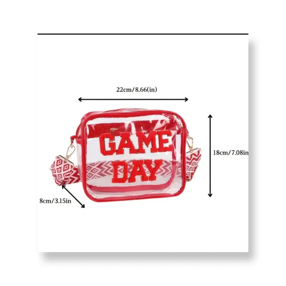 ‼️‼️Clearance New Red Clear Game Day Bag - Picture 2 of 4